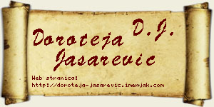 Doroteja Jašarević vizit kartica
